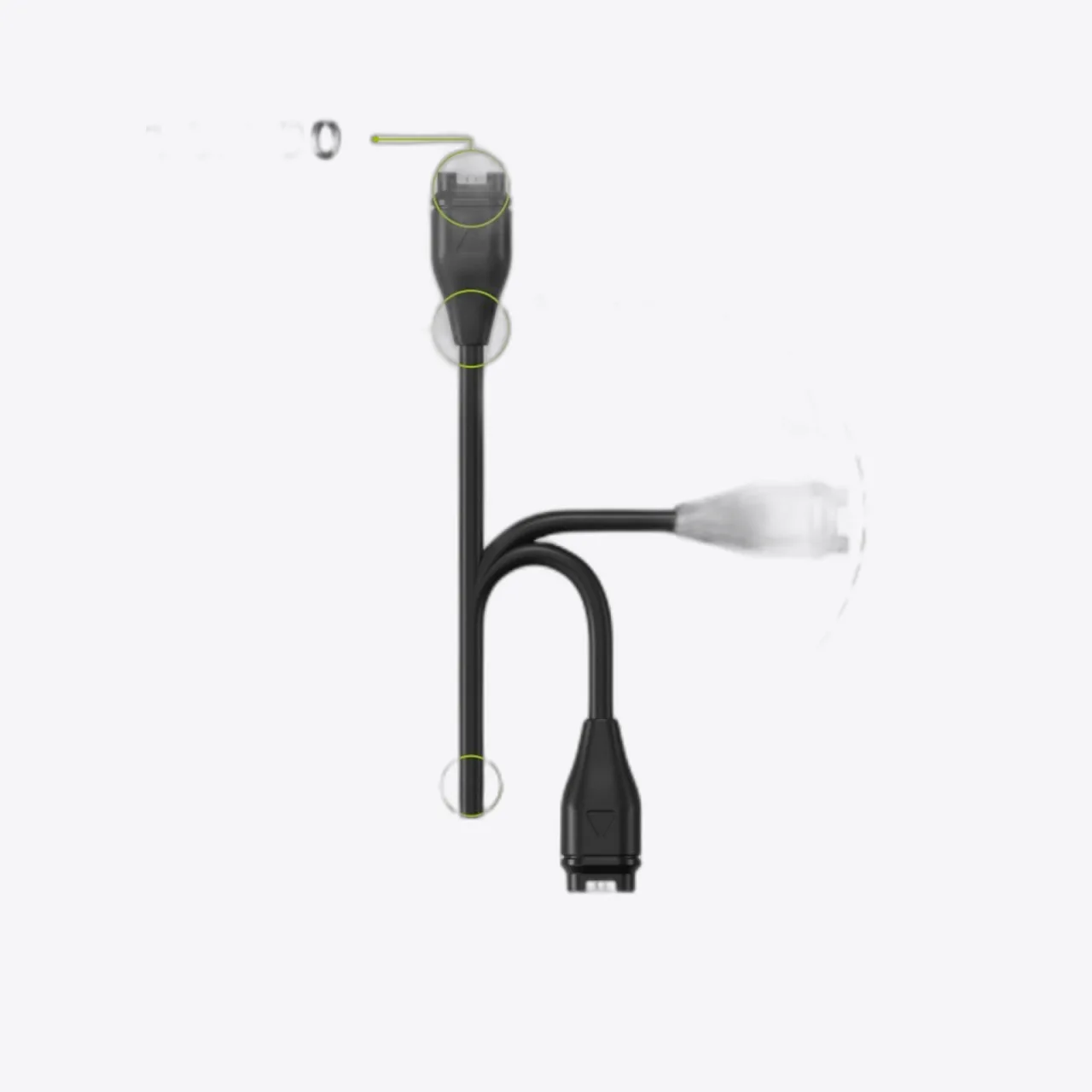 AlzaPower USB-A Garmin Fenix, Vívoactive, Venu, Forerunner töltő-/adatkábel – 1 m, 3. kép