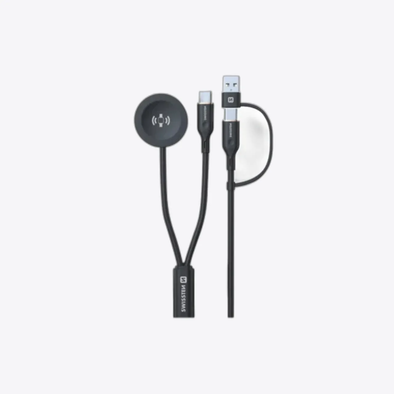 Swissten Samsung Galaxy Watch mágneses töltőkábel, USB-C, 1,2 m