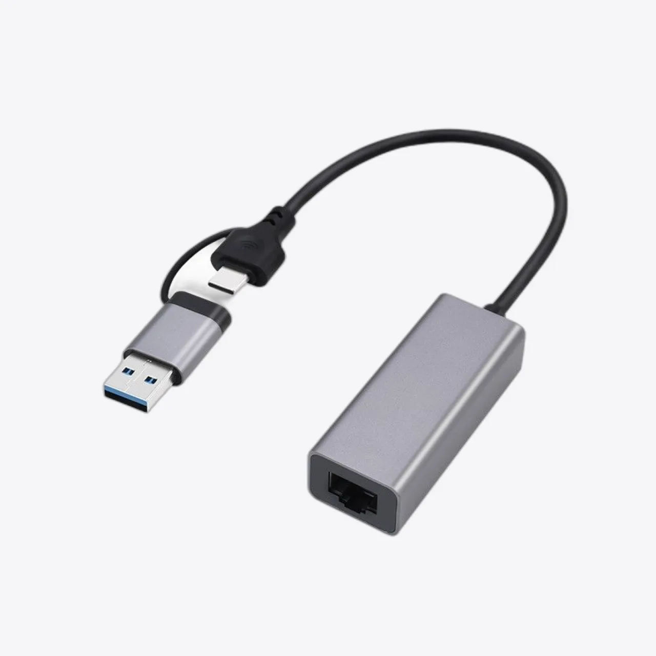 Gembird A-USB3AC-LAN-01 USB 3.1 + type-C Gigabit, 1. kép