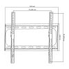 CABLETECH Falitartó LCD/LED TV-hez, fix, 26-55coll max. 40kg