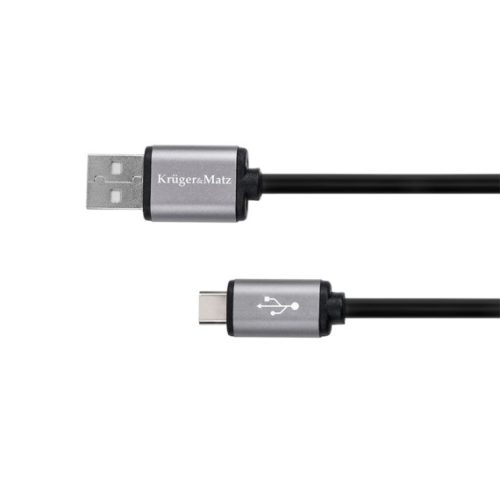 KM1244 Krüger&Matz Type C 5G USB adatkábel, 1m