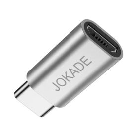   JOKADE JC005 SUWEN USB TYPE-C / MICRO USB FEMALE ADAPTER EZÜST
