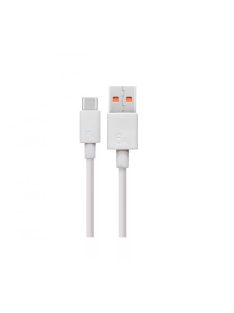  Huawei fehér gyári USB - Type-C gyorstöltő adatkábel 1m 6A (LX04072043) (04072043)