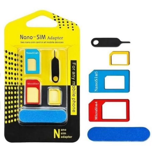 Sim kártya adapter 3in1 (Sim, Micro sim, Nano sim)