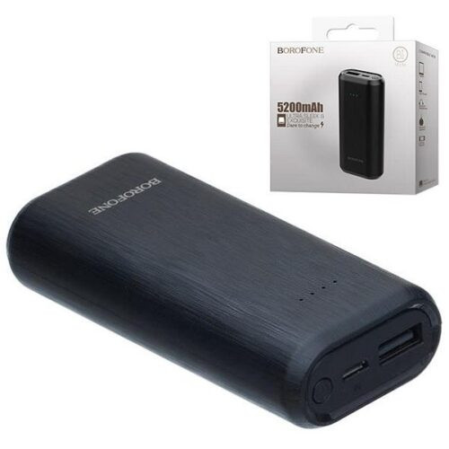 BOROFONE BT2 FULLPOWER POWER BANK 5200MAH FEKETE