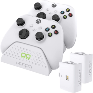 10110332436510_wolqcskc VENOM VS2871 Xbox Series S/X and One White Twin Docking Station + 2 akkumulátor