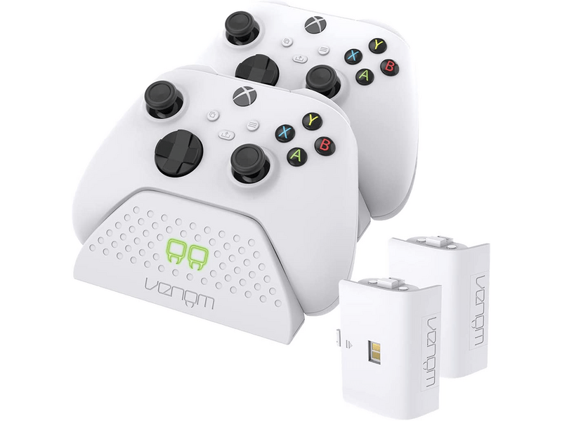 10110332436510_wolqcskc VENOM VS2871 Xbox Series S/X and One White Twin Docking Station + 2 akkumulátor