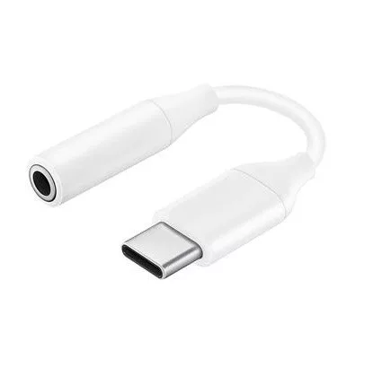 Samsung EE-UC10JUWE Type-C - 3,5mm jack gyári átalakító kábel fehér (c jack)