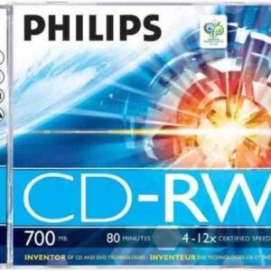 Philips CD-RW 80 12x vastag tok