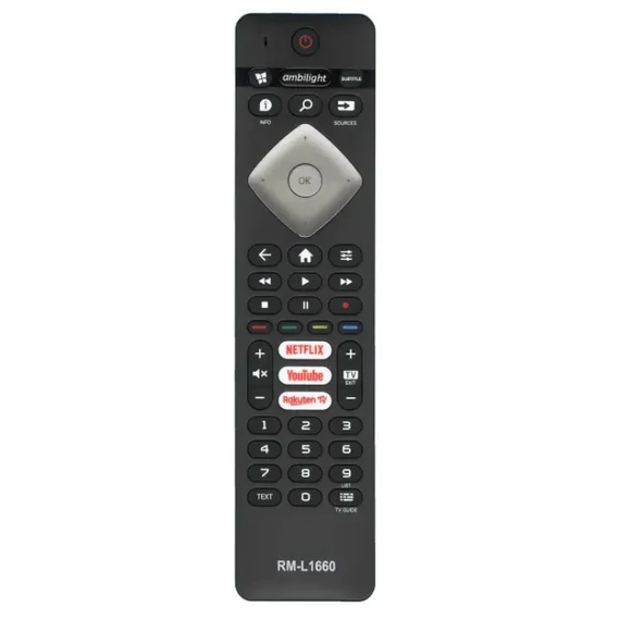 PIL6284B 398GR10BEPHN távirányító PHILIPS Smart LED TV-hez, NETFLIX RM-L1660 HQ