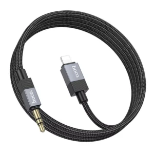 Hoco UPA32A AUX Jack 3,5 mm - Lightning kábel 1 m fekete