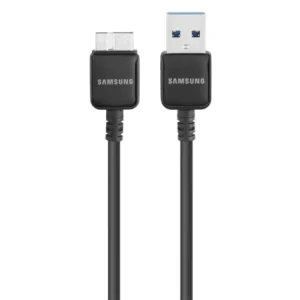 Samsung ET-DQ11Y1BE Galaxy Note 3, Galaxy S5 fekete gyári USB 3.0 adatkábel 1.5m (HHD rack kábel)