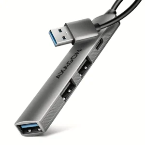 AG200a22q AXAGON HUE-STA ALU STRIP USB-A 4 portos elosztó