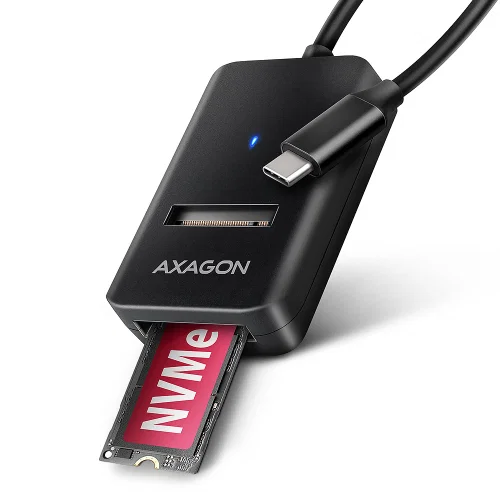 AG200b02g AXAGON ADM2-CM USB-C 10Gbps M.2 NVMe & SATA