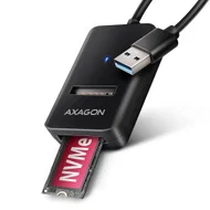 AG200b02h AXAGON ADM2-AM USB-A 10Gbps M.2 NVMe & SATA SSD Adapter