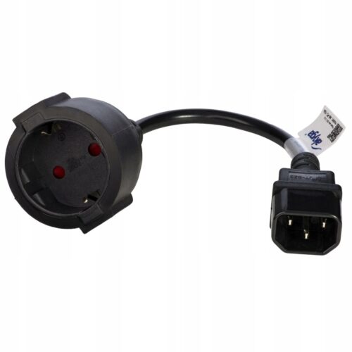 Akyga 15cm Schuko CEE 7/4 - IEC C14 adapter