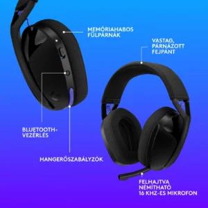 JL289e2a5a1-07-HU Logitech G321 LIGHTSPEED, fekete