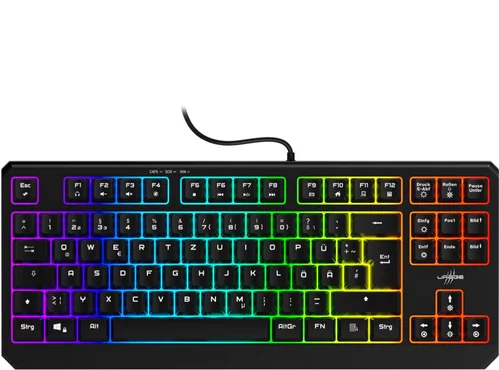 MB801h06HU Hama uRage Exodus 220 TKL Keyboard Black HU
