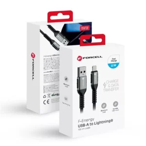 SP103333 USB A - Lightning kábel Forcell 2,4A 12W 1m