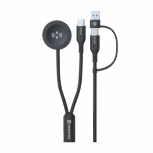 SWISSH213 Swissten Samsung Galaxy Watch mágneses töltőkábel, USB-C, 1,2 m