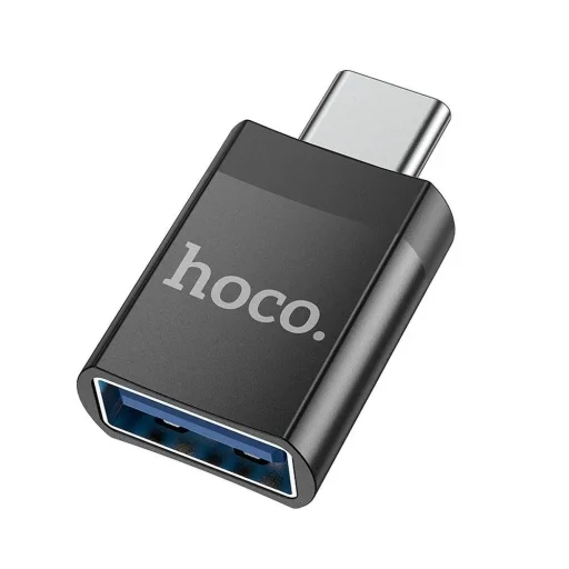 hoco-ua17-usb-cusb-a-otg-adapter-fekete-55077-512-3 HOCO UA17 TYPE-C / USB 3.0 ADAPTER FEKETE