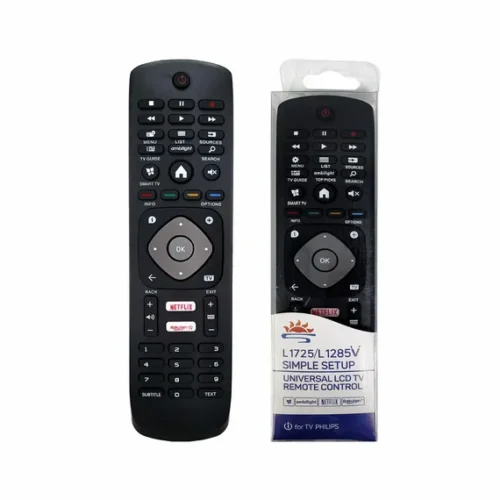 PIL6084B RM-L1285V távirányító PHILIPS SMART TV-hez, NETFLIX, utángyártott