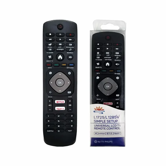 pil6084b-rm-l1285v-utangyartott-taviranyito-philips-smart-tv-hez-netflix-27279-3 PIL6084B RM-L1285V távirányító PHILIPS SMART TV-hez, NETFLIX, utángyártott