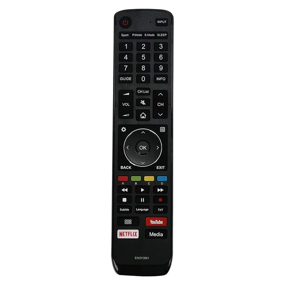 Hisense EN3Y39H NETFLIX YOUTUBE távirányító