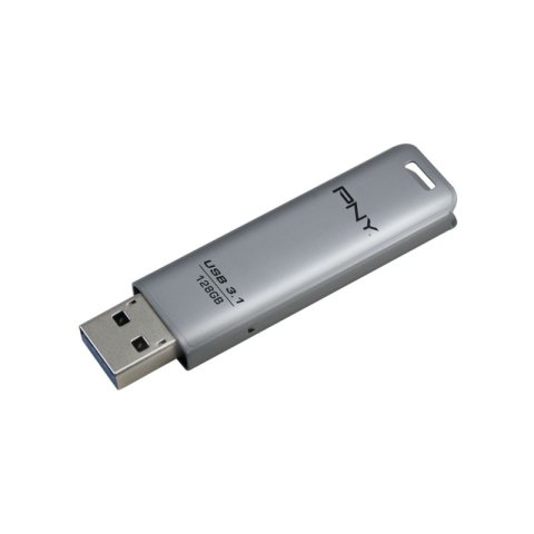 PNY 128GB Elite Steel Flash Drive USB 3.1 Silver