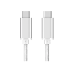 Lumann usb C - usb C adatkábel, 1M, ezüst lapos
