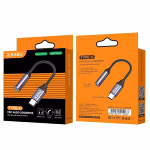 KAKUSIGA KSC-428 USB TYPE-C / 3,5MM JACK ADAPTER FEKETE